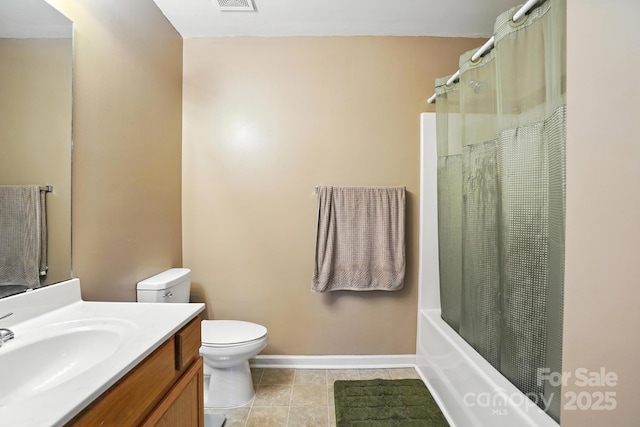 113 Steam Engine Dr Unit 108, Mooresville, NC 28115 - full bathroom with vanity, shower / bath combination with curtain, and tile patterned flooring