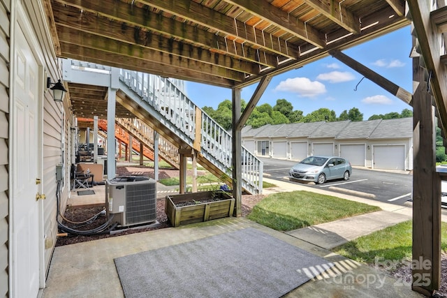 113 Steam Engine Dr Unit 108, Mooresville, NC 28115 - view of patio / terrace featuring stairway