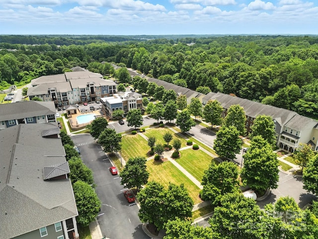 113 Steam Engine Dr Unit 108, Mooresville, NC 28115 - bird's eye view of a heavily wooded area
