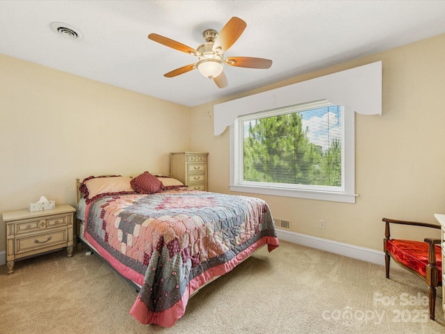 209 11th St, Spencer, NC 28159 - bedroom with carpet floors and ceiling fan