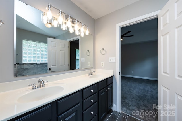 1309 Stonewyck Dr, Salisbury, NC 28146 - full bathroom with double vanity