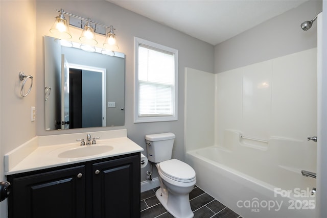 1309 Stonewyck Dr, Salisbury, NC 28146 - bathroom with vanity and shower / washtub combination