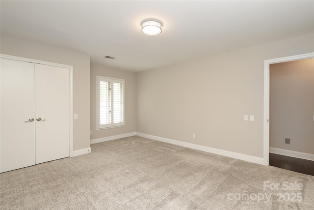 4350 Old Saybrook Ct, Charlotte, NC 28211 - unfurnished bedroom with carpet floors and a closet