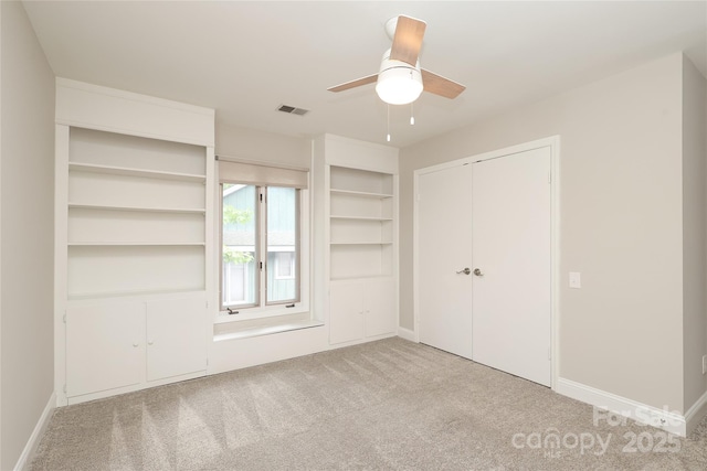 4350 Old Saybrook Ct, Charlotte, NC 28211 - unfurnished bedroom featuring light colored carpet and ceiling fan