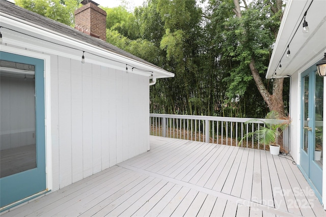 4350 Old Saybrook Ct, Charlotte, NC 28211 - wooden deck featuring view of scattered trees