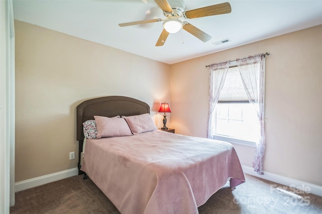 211 Abee St, Morganton, NC 28655 - bedroom with carpet and a ceiling fan