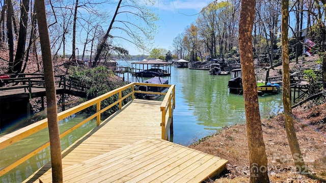 3830 Mill Run, Terrell, NC 28682 - dock area with a water view