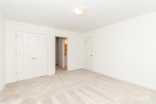 444 Cottonfield Cir, Waxhaw, NC 28173 - unfurnished bedroom featuring light colored carpet and a closet