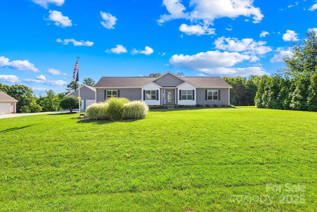 240 Red Cedar Rd, Mooresville, NC 28115 - single story home featuring a garage and a front lawn
