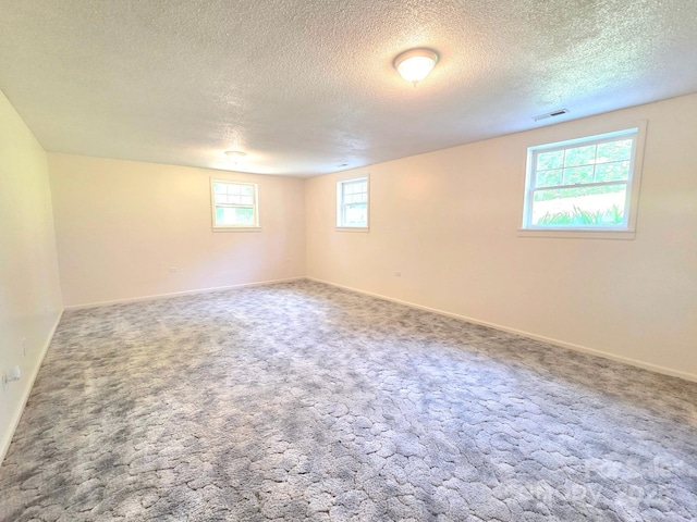 717 2nd St SW, Conover, NC 28613 - basement with a textured ceiling and carpet floors