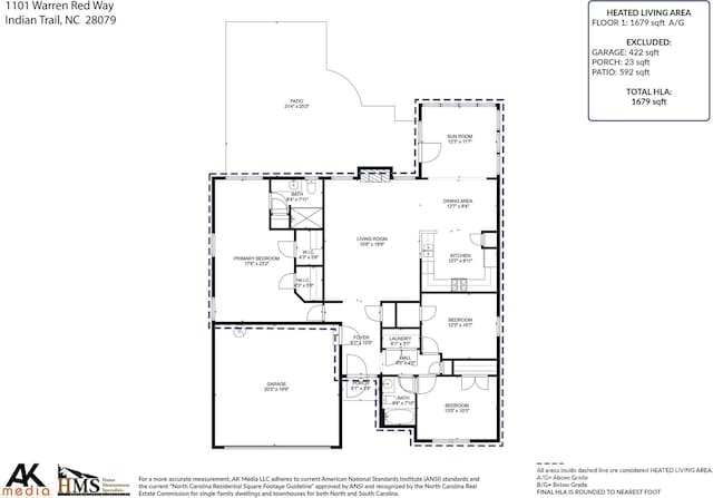 1101 Warren Red Way, Indian Trail, NC 28079 - photo 26