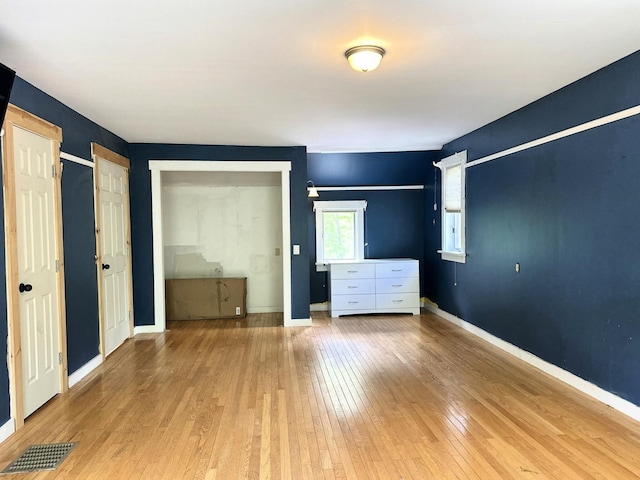 491 W Main St, Waldoboro, ME 04572 - unfurnished bedroom featuring light wood-type flooring and baseboards