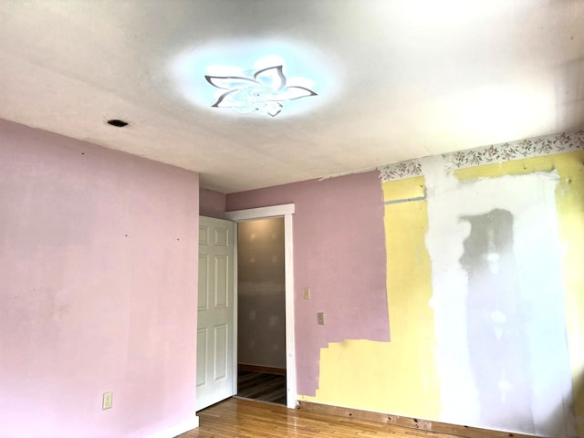 491 W Main St, Waldoboro, ME 04572 - spare room with wood finished floors and baseboards