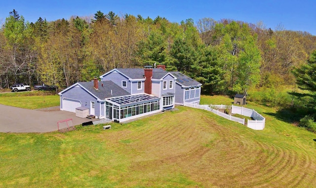 428 Main St, Orono, ME 04473 - view from above of property featuring a forest