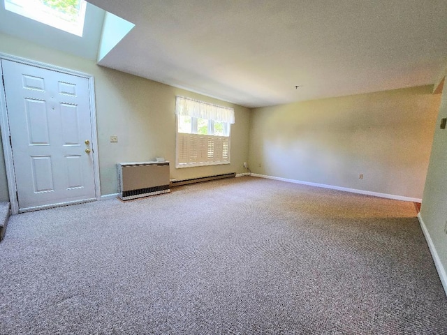 40 Willow Grove Rd, Brunswick, ME 04011 - foyer entrance with carpet and baseboard heating