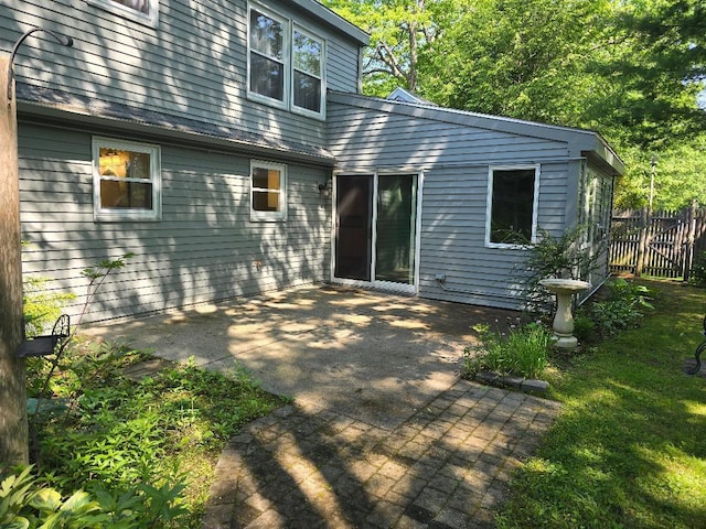 40 Willow Grove Rd, Brunswick, ME 04011 - back of house with a patio area