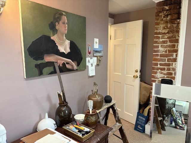 24 Glidden St, Waldoboro, ME 04572 - interior space featuring carpet