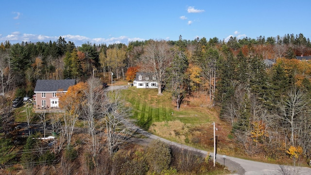 view of aerial view