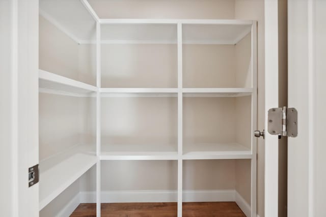 view of pantry
