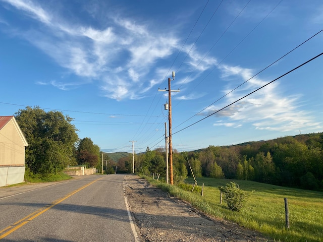 view of road