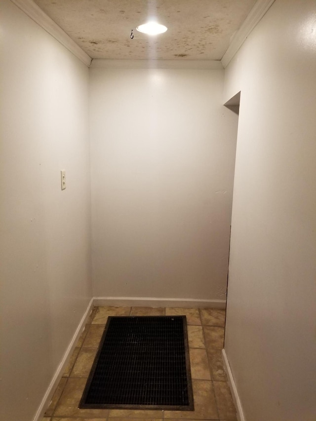 64 Ferrin Rd, Litchfield, ME 04350 - interior space with baseboards, visible vents, and crown molding
