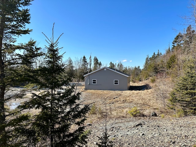 view of home's exterior