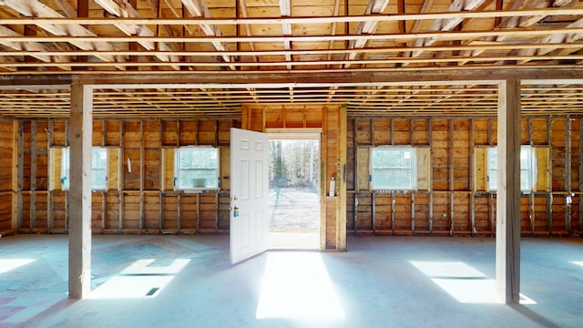 miscellaneous room featuring concrete floors