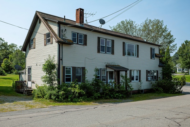 view of colonial-style house