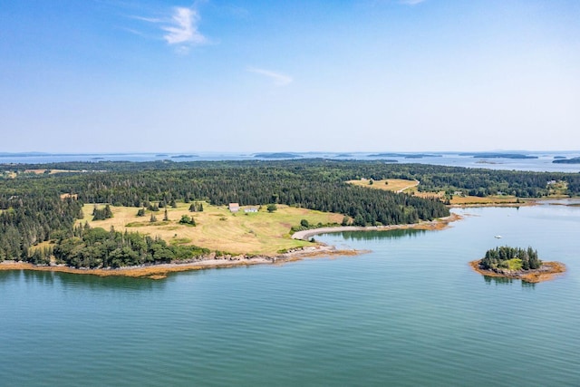 377 S Shore Rd, North Haven, ME 04853 - bird's eye view with a water view