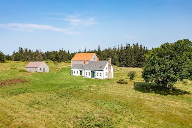 377 S Shore Rd, North Haven, ME 04853 - bird's eye view featuring a rural view