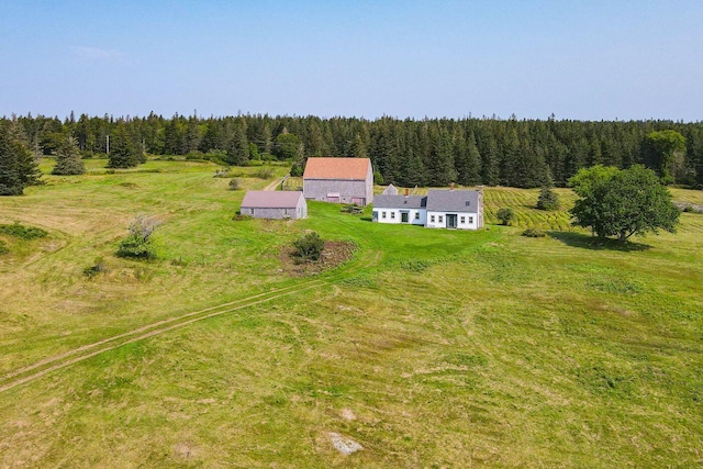 377 S Shore Rd, North Haven, ME 04853 - birds eye view of property featuring a rural view