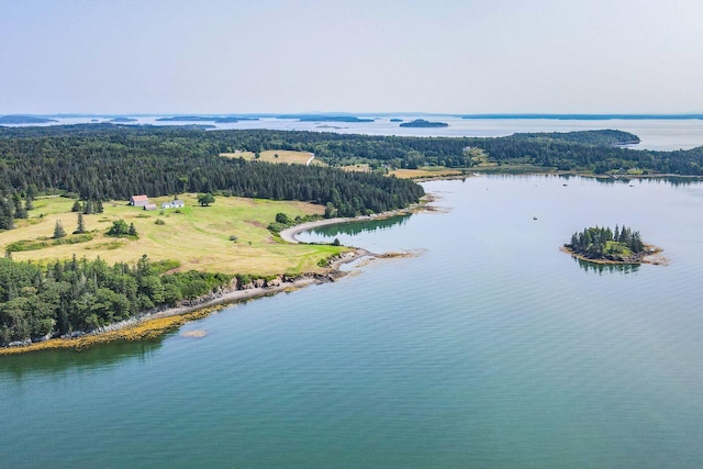 377 S Shore Rd, North Haven, ME 04853 - bird's eye view featuring a water view