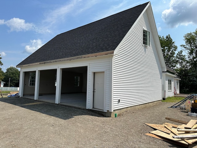 view of rear view of property