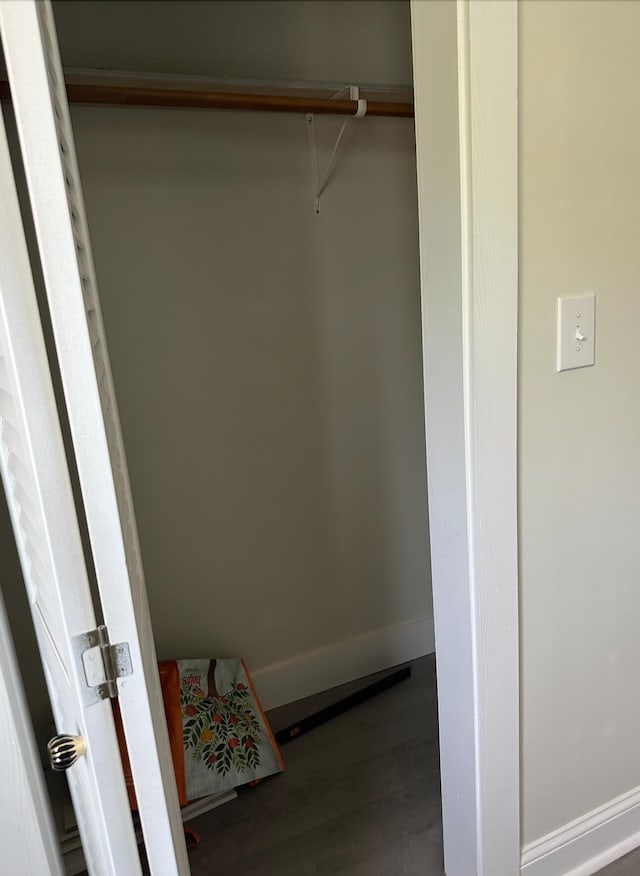 view of closet