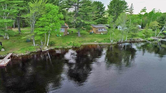 view of water feature