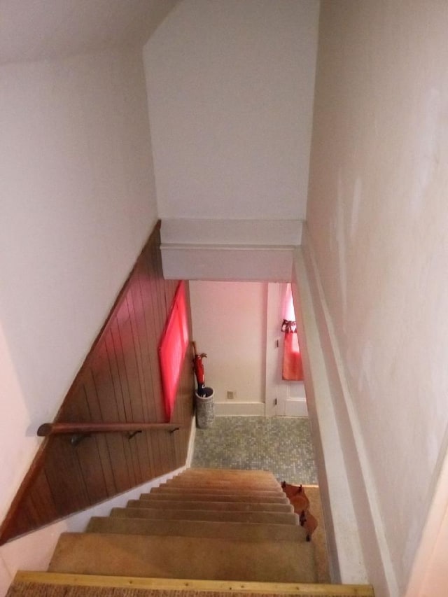 view of stairs