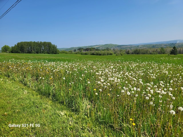 property view of mountains with a rural view