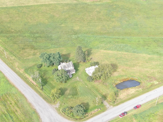 bird's eye view featuring a rural view