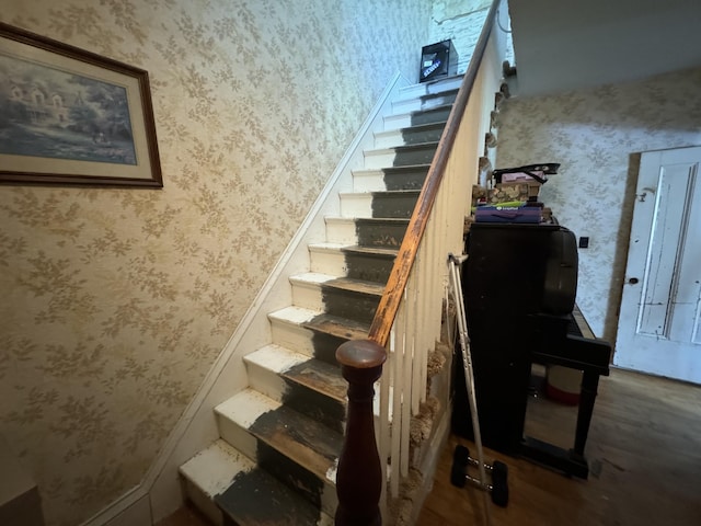 view of stairs