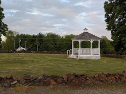 view of yard with a gazebo