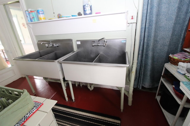 miscellaneous room featuring sink