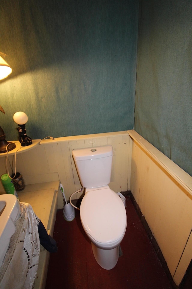 bathroom with toilet