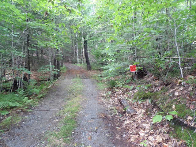 view of road