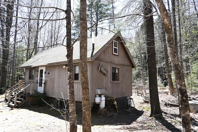 view of home's exterior