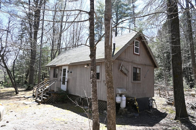 view of property exterior