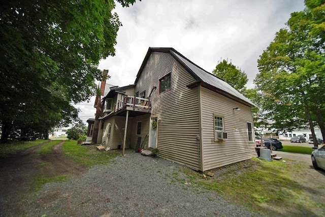 view of home's exterior