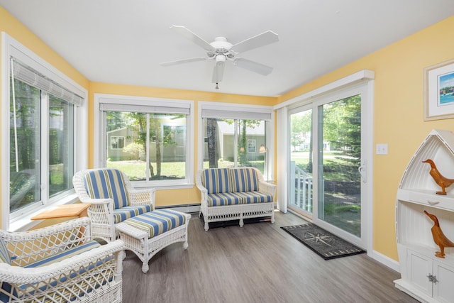 76 Heritage Dr Unit 5, Wells, ME 04090 - sunroom / solarium with plenty of natural light and wood finished floors