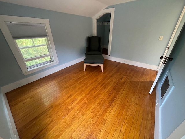 122 Main St, Cranberry Isles, ME 04646 - interior space featuring light hardwood / wood-style floors and vaulted ceiling