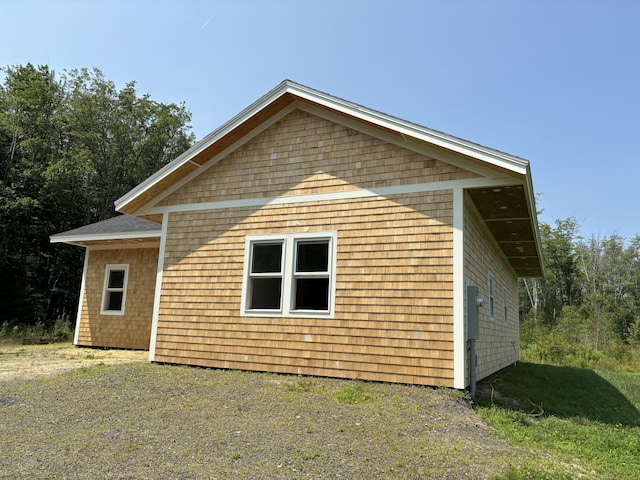 view of home's exterior