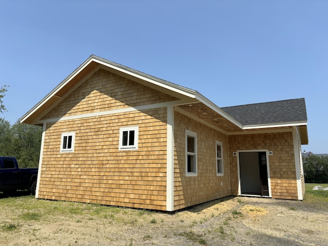 view of side of property